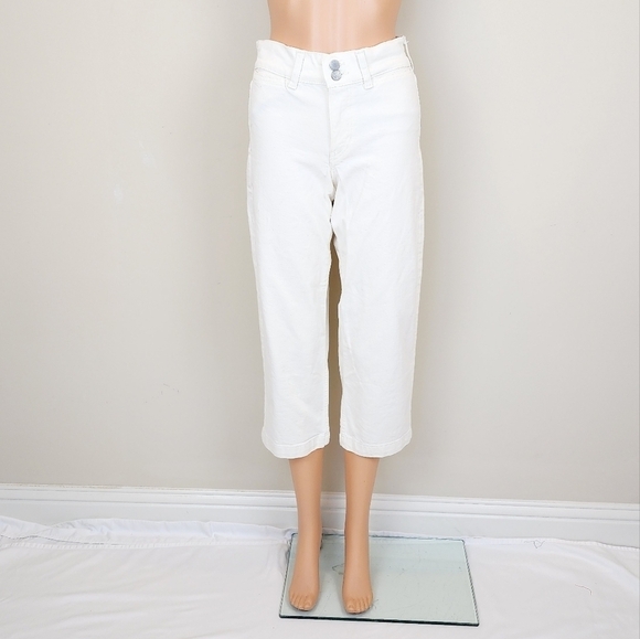 Banana Republic High Rise Wide Leg Crop Jeans Pants - Picture 1 of 12